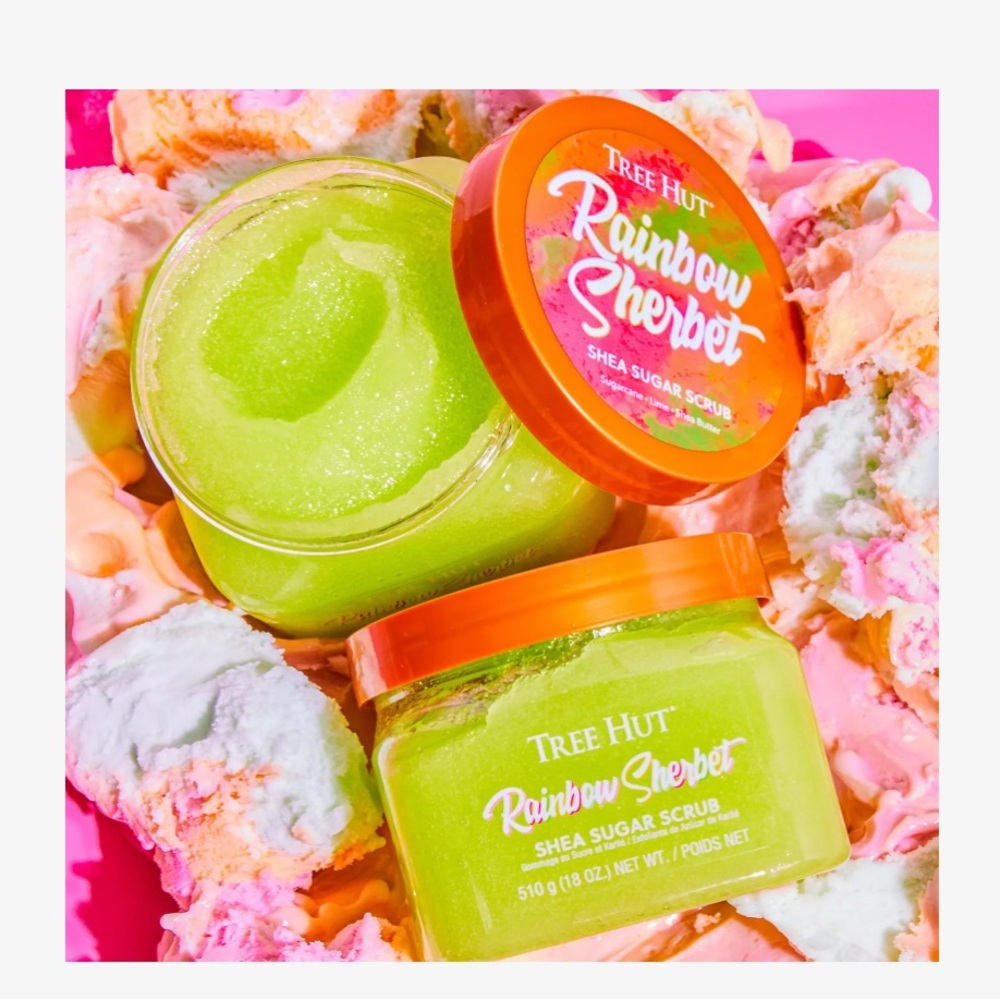Tree Hut Rainbow Sherbet Shea Sugar Scrub Trio 3X